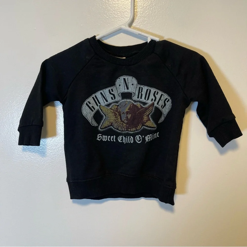 Guns N Rose crewneck sweatshirt baby size 0-3‎ months